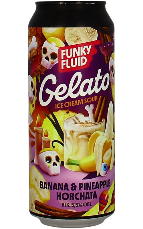 Funky Fluid Gelato: Banana & Pineapple Horchata