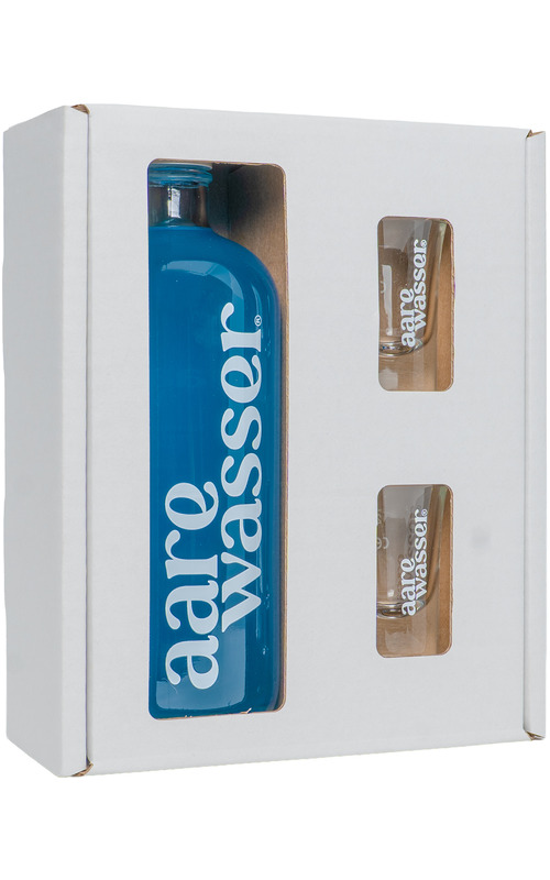 Aarewasser Geschenkset mit 2 Gläsern Aarewasser Geschenkset mit 2 Gläsern