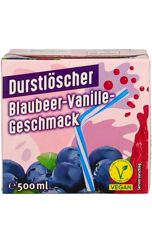Durstlöscher Blaubeer-Vanille