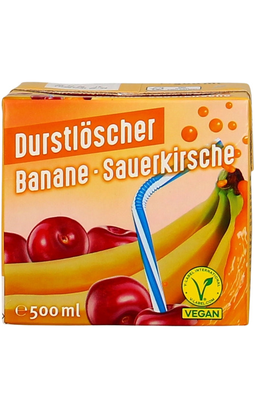 Durstlöscher Banane-Sauerkirsche