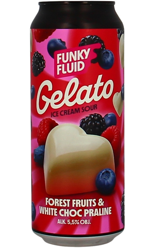 Funky Fluid Gelato: Forest Fruits & White Choc Praline Funky Fluid Gelato: Forest Fruits & White Choc Praline