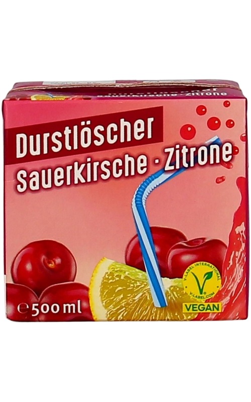 Durstlöscher Sauerkirsche-Zitrone