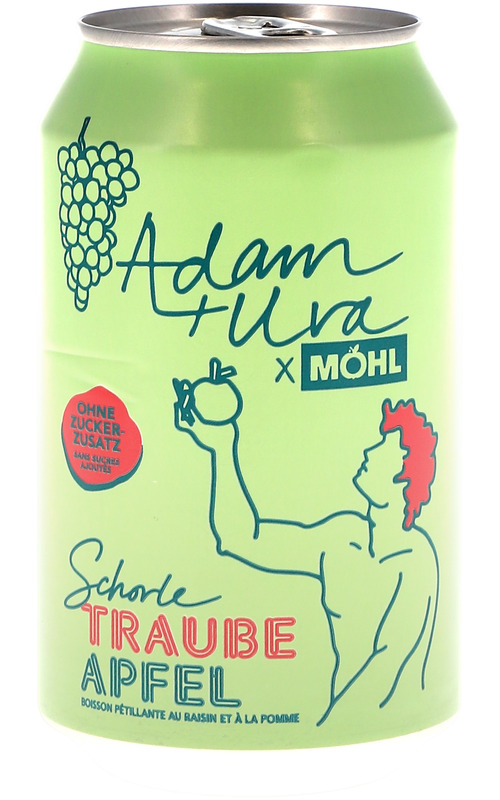 Adam + Uva x Möhl Schorle Traube Apfel Adam + Uva x Möhl Schorle Traube Apfel
