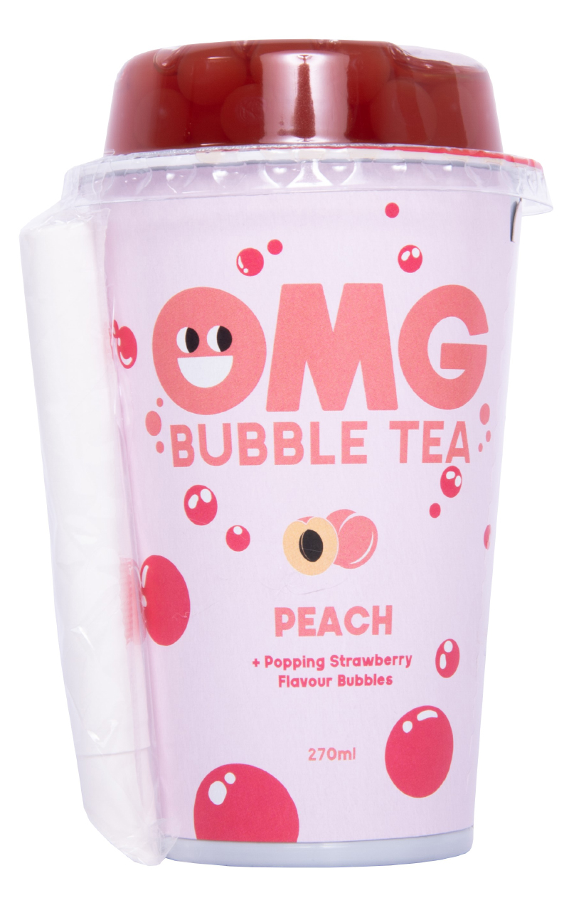OMG Bubble Tea Peach
