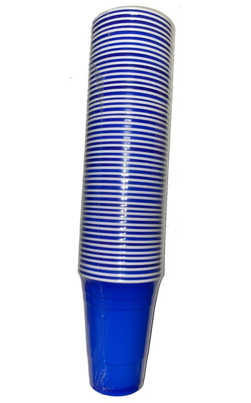 Blue Cups 50 Stk. Stange