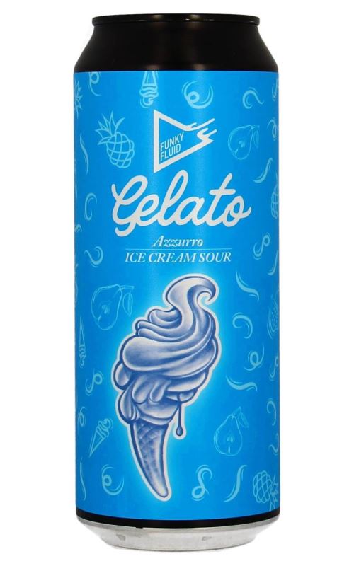 Funky Fluid Gelato: Azurro Blue Ice Cream Sour