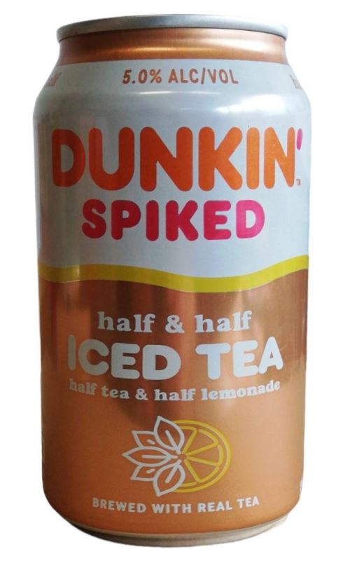 Dunkin Spiked Iced Tea Half&Half Lemonade